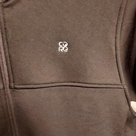 Core Concepts Men Black Zip Up Jacket Long Sleeve logo's Zip up Pockets - Picture 5 of 9